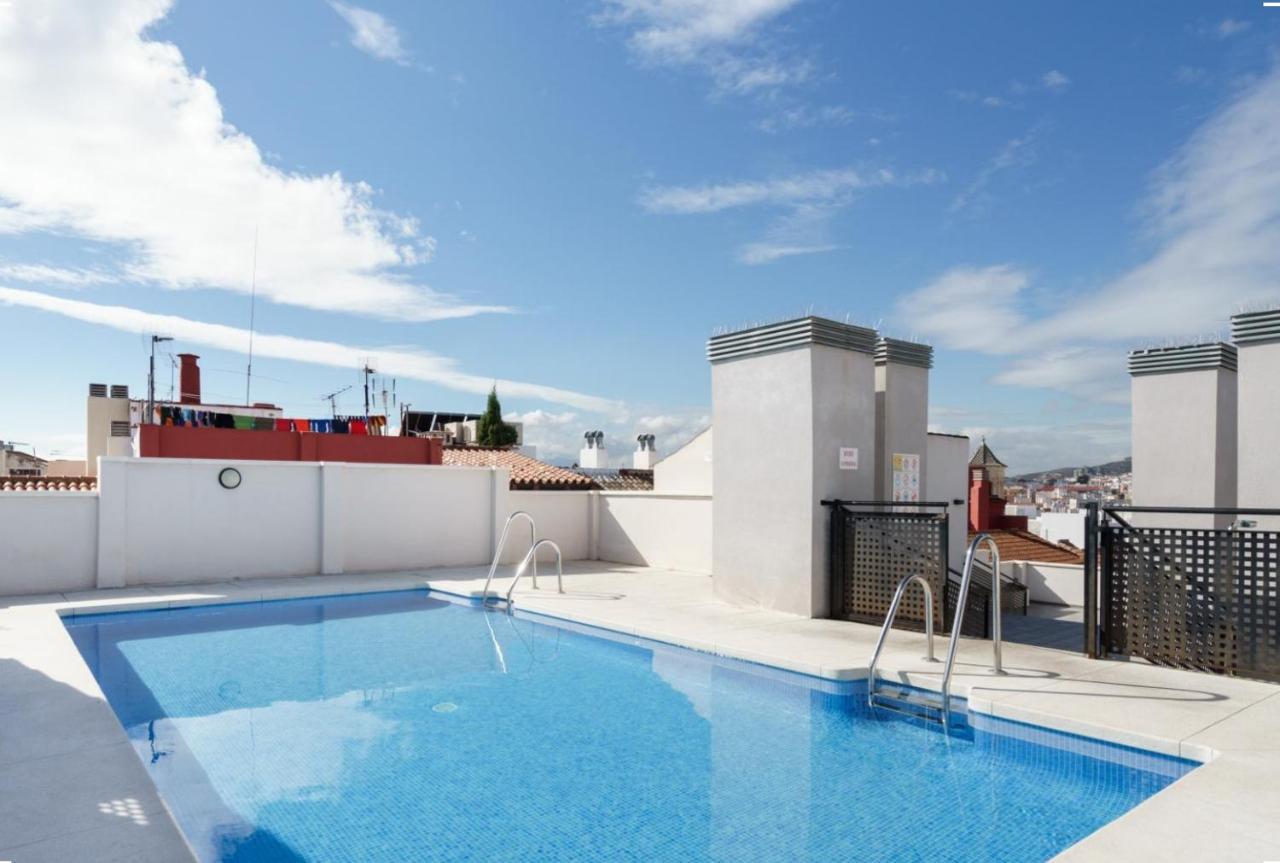 Family Apartment Patio&Swimming Pool In Center Màlaga Exteriér fotografie